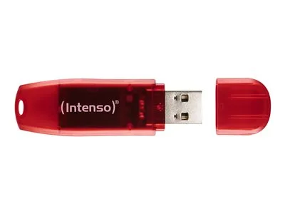 ФЛАШ ПАМЕТ Intenso USB flash drive Rainbow Line - USB 2.0 - 128 GB - Red - PN 3502491