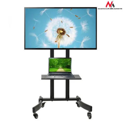 Maclean Professional TV stand trolley on wheels MC-739 max 40kg max 32-65