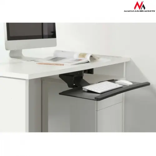 Alternative view of Maclean Keyboard Tray Under Desk MC-757 Maclean