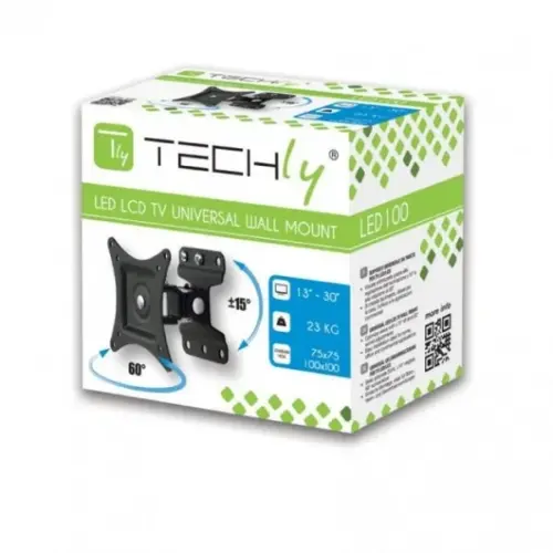 Alternative view of Techly Wall mount LCD/LED 13-30 inches черен, 23kg