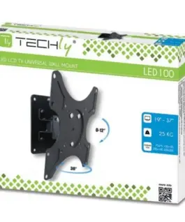 Alternative view of Techly Wall mount for TV LCD/LED/PDP 19-37inch 25kg черен
