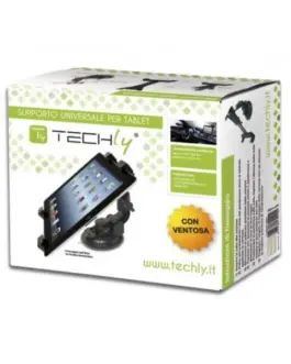 Alternative view of Techly стойка за кола за iPad / iPad 7-10,1 inches for glass, черен