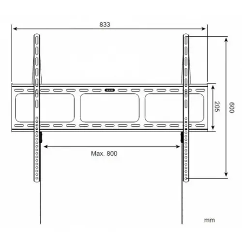 Alternative view of Techly Holder for LCD/LED 42-80inch slim черен