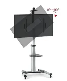 Techly Mobile stand LCD/LED 37-70inch regulation 160cm
