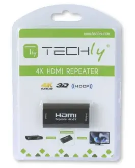 Alternative view of Techly Signal amplifier/HDMI repeater up to 40m 4Kx2K