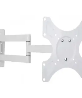 Techly Wall mount for TV LCD/LED/PDP double arm 19-37 25 kg VESA бял