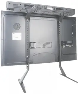 Techly Adjustable soundbar mount VESA 10kg черен