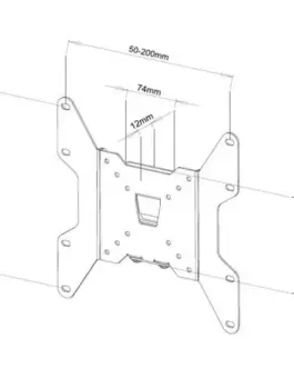 Alternative view of Techly Wall mount for TV LCD/L ED 13-37inch 35kg VESA