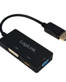 LogiLink 4K displayport to DVI/HDMI/VGA конвертор