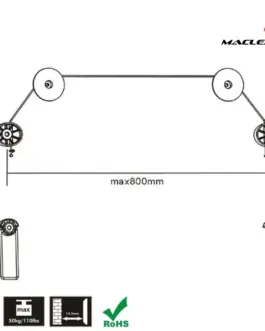 Alternative view of Maclean MC-557B LCD Bracket