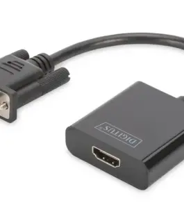 Digitus VGA-HDMI конвертор FHD audio 3.5mm