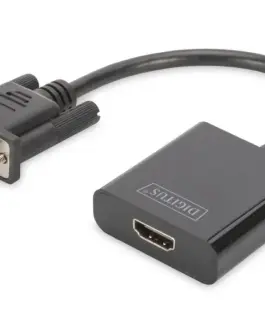 Digitus VGA-HDMI конвертор FHD audio 3.5mm