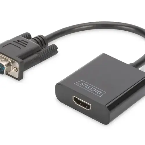 Digitus VGA-HDMI конвертор FHD audio 3.5mm