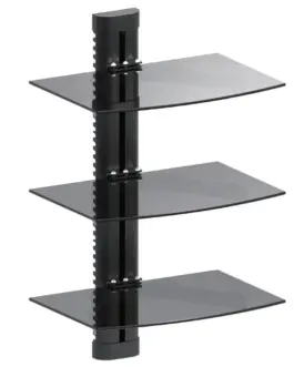 Maclean DVD shelf holder for DVD 8kg MC-664