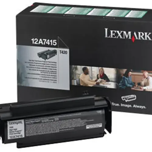 КАСЕТА ЗА LEXMARK OPTRA T420 - Black - Return program cartridge  - OUTLET - PN 12A7415