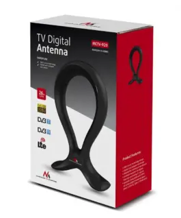 Alternative view of Maclean Indoor Antenna 2 in 1 TV Antenna + Headphone Stand