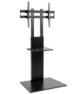 Maclean Slim TV Floor Stand Wit h Shelf MC-865
