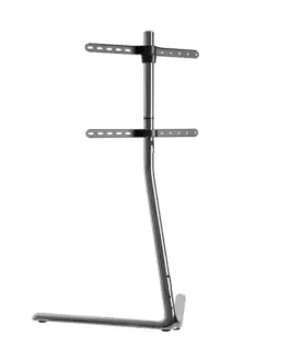 Alternative view of LogiLink TV stand with V-foot chrom
