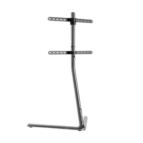 Alternative view of LogiLink TV stand with V-foot chrom