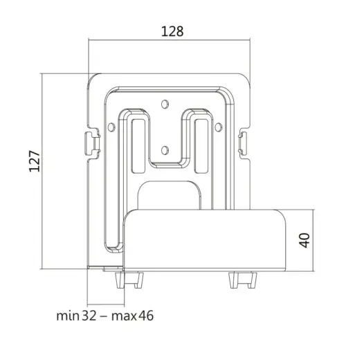 Alternative view of LogiLink Universal holder for media players