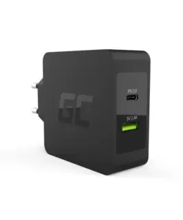 Green Cell зарядно USB-C 45W PD +USB QC3.0+кабел USB-C