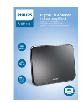 Alternative view of Philips Indoor antenna 1.8m wall-mountable