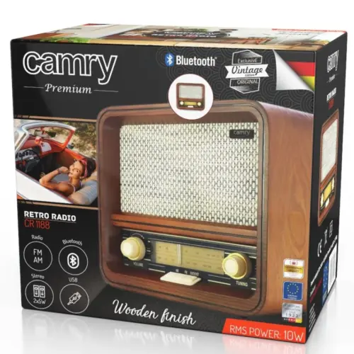 Alternative view of Camry Radio retro CR1188