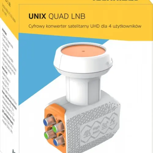 Alternative view of TechniSat Satellite converte UNIX Quad LNB