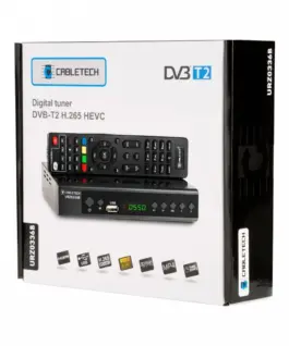 Alternative view of Cabletech DVB-T2 TUNER HEVC H.265 кабелTECH