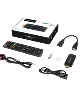 Kruger & Matz  mini TUNER DVB-T2 Kruger Matz HEVC H.265 HDMI