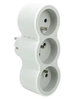 Legrand Plug-in splitter 3x2P+Z B/S 049433