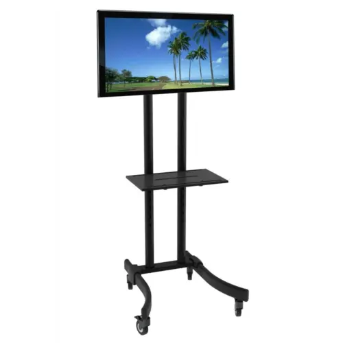 Alternative view of Techly Mobile TV stand 32-70 inches 40 kg adjustable