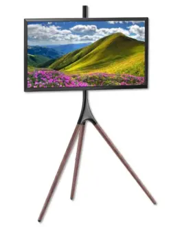 Alternative view of Techly Floor stand for TV 45-65 inches, 32 kg wood