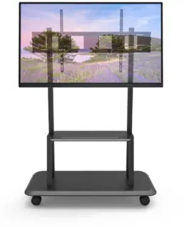 Alternative view of Techly Mobile TV stand 55-150 inches 150kg, interactive board