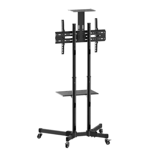 Alternative view of Techly Mobile TV stand for 37-70 inches 50 kg, two shelves