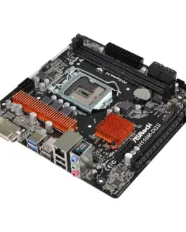 Alternative view of Дънна платка ASROCK Main Board Desktop H110 (S1151, 2xDDR4,1xPCI E 3.0 x16,1xPCI E 2.0x1, SATA III, GLAN, DVD-D, USB3.0)micro ATX retail