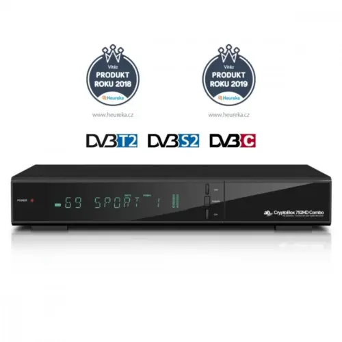 Alternative view of CryptoBox AB CryptoBox 752HD Combo DVB-T2/S2/C