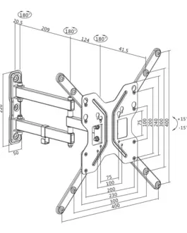 Alternative view of LogiLink TV wall mount, 23-55 max 30kg