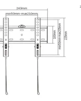 Alternative view of Gembird TV wall mount (fixed), 23 inches-42 inches (30 kg)