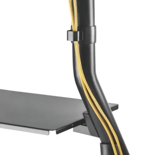 Alternative view of Techly Trolley Floor Support for TV LCD/LED 60-105 inch, 100kg