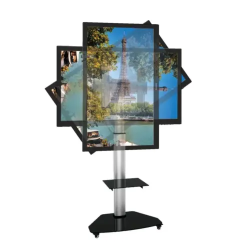Alternative view of Techly Floor Stand Trolley LCD/LED 37-70cali, 40kg PIVOT