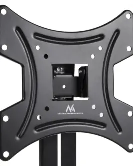 Alternative view of Maclean TV wall mount with a shelf Maclean MC-451