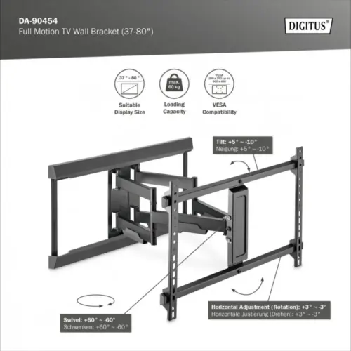 Alternative view of Digitus Wall Mount DA-90454