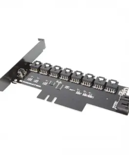 Вентилатор Xigmatek SC RGB Controller (For RGB FAN Controller) 8x4-pin RGB fan ports 4 pin power connector (12V & 5V) 4-