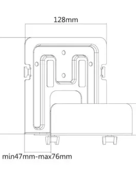 Alternative view of Neomounts AWL-450BL HOLDER