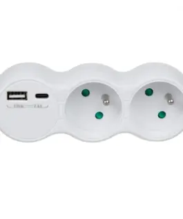 Maclean Splitter double socket MCE339 type E