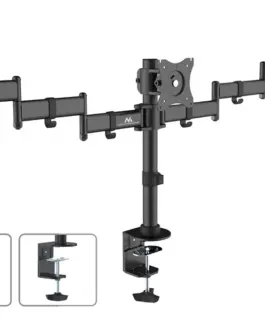 Maclean Holder Desktop 3 LCD monitors twin arms of the MC-691 13 -27 8kg