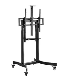 Gembird TV rack with a 55-100 inches mobile height adjustment