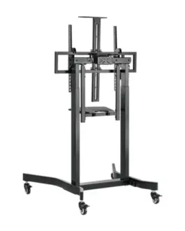 Alternative view of Gembird TV rack with a 55-100 inches mobile height adjustment