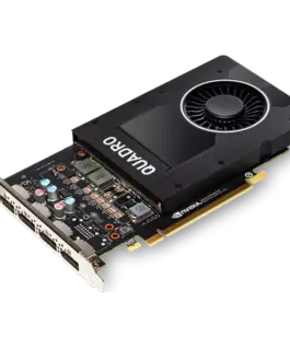 Видео карта PNY NVIDIA QUADRO P2200 5GB GDDR5 160-bit PCIEx16 3.0 DP 1.4 x4 Active cooling TDP 75W FP Retail (1 × DP to